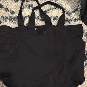 lululemon athletica Black Tote Bag Sturdy Everyday Essential